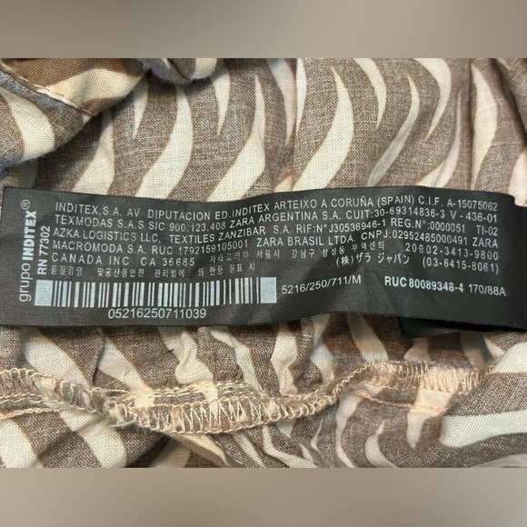 ZARA Front Tie Dress size M NWOT - Picture 8 of 15